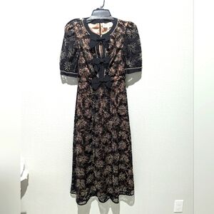 Saloni Embroidered Dress